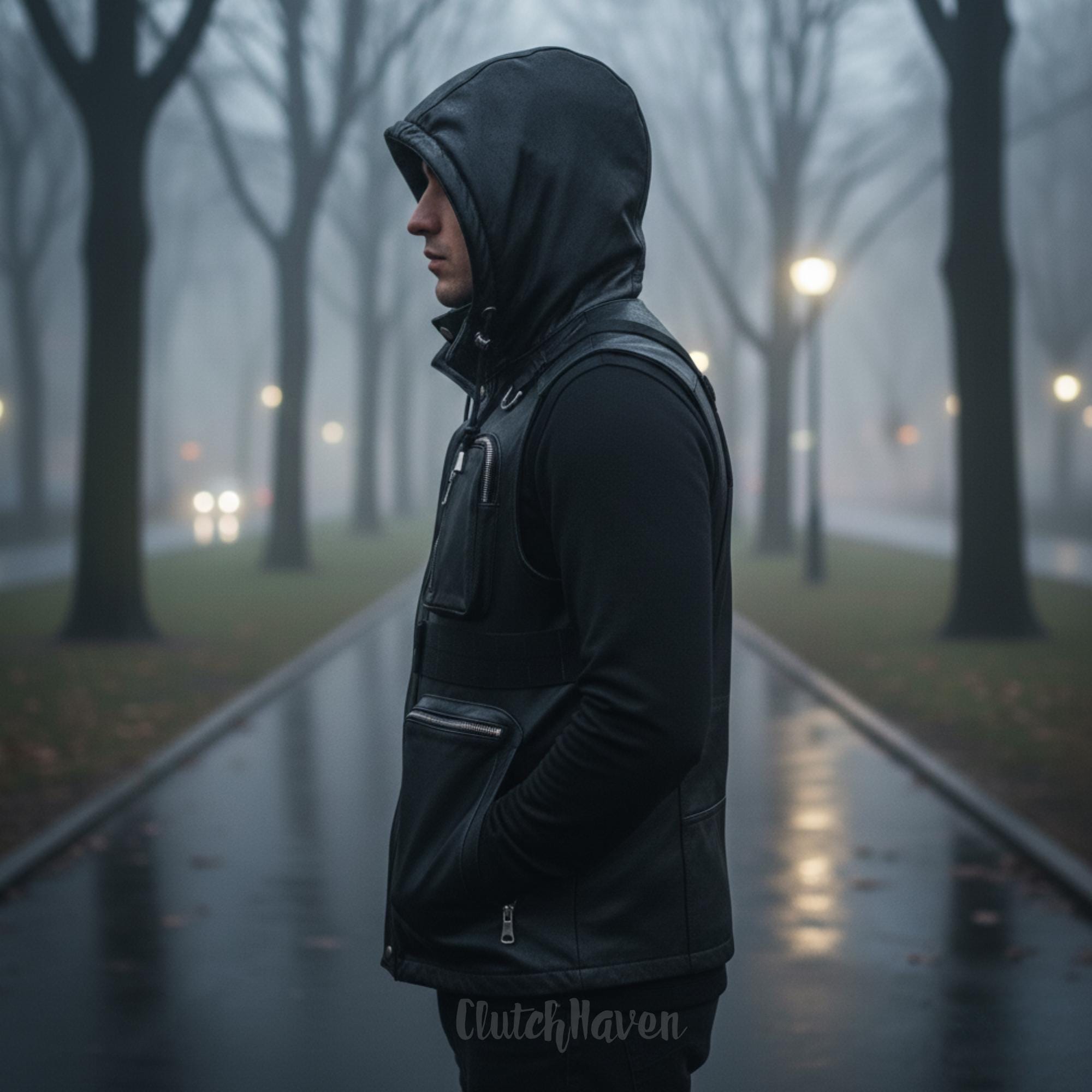 ShadowStrike Taktische Weste aus echtem Leder
