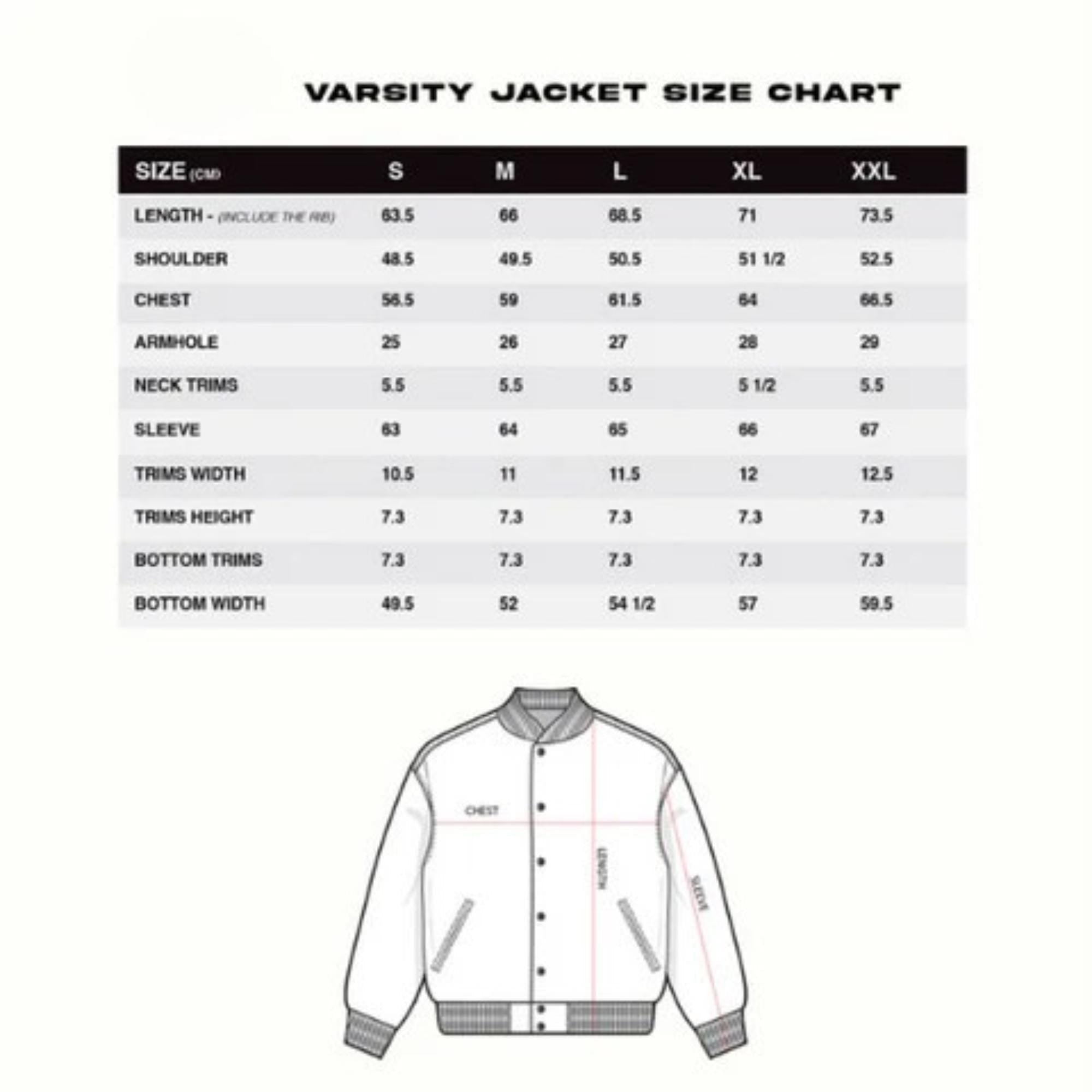 Premium Echtleder braune Leder-Varsity-Jacke für Herren