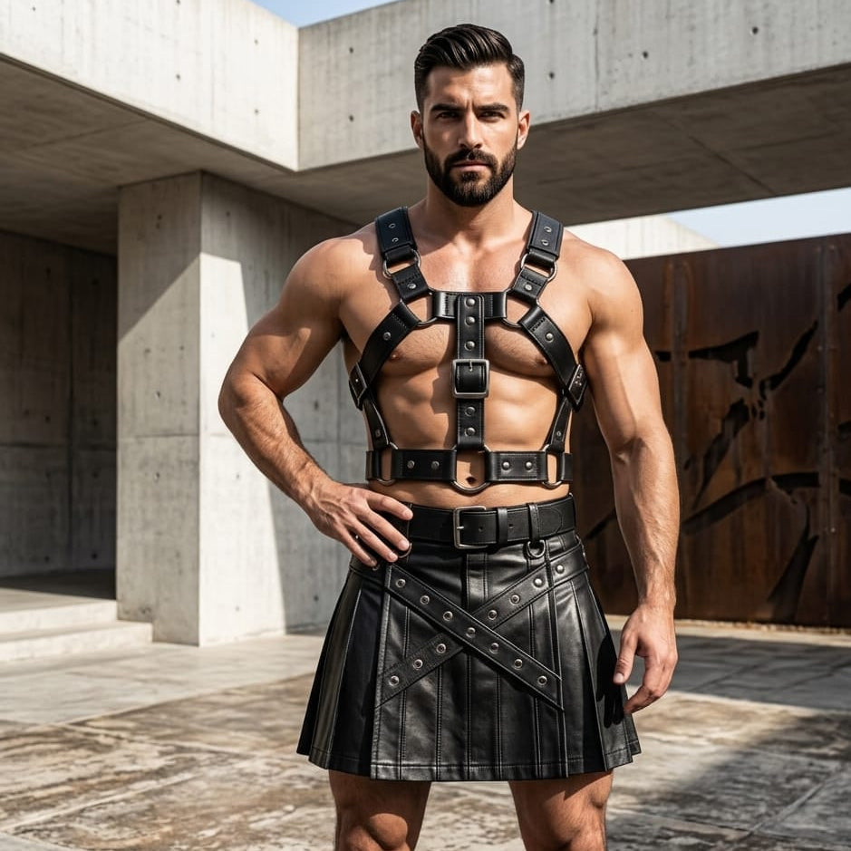 Men's Leather Harness
